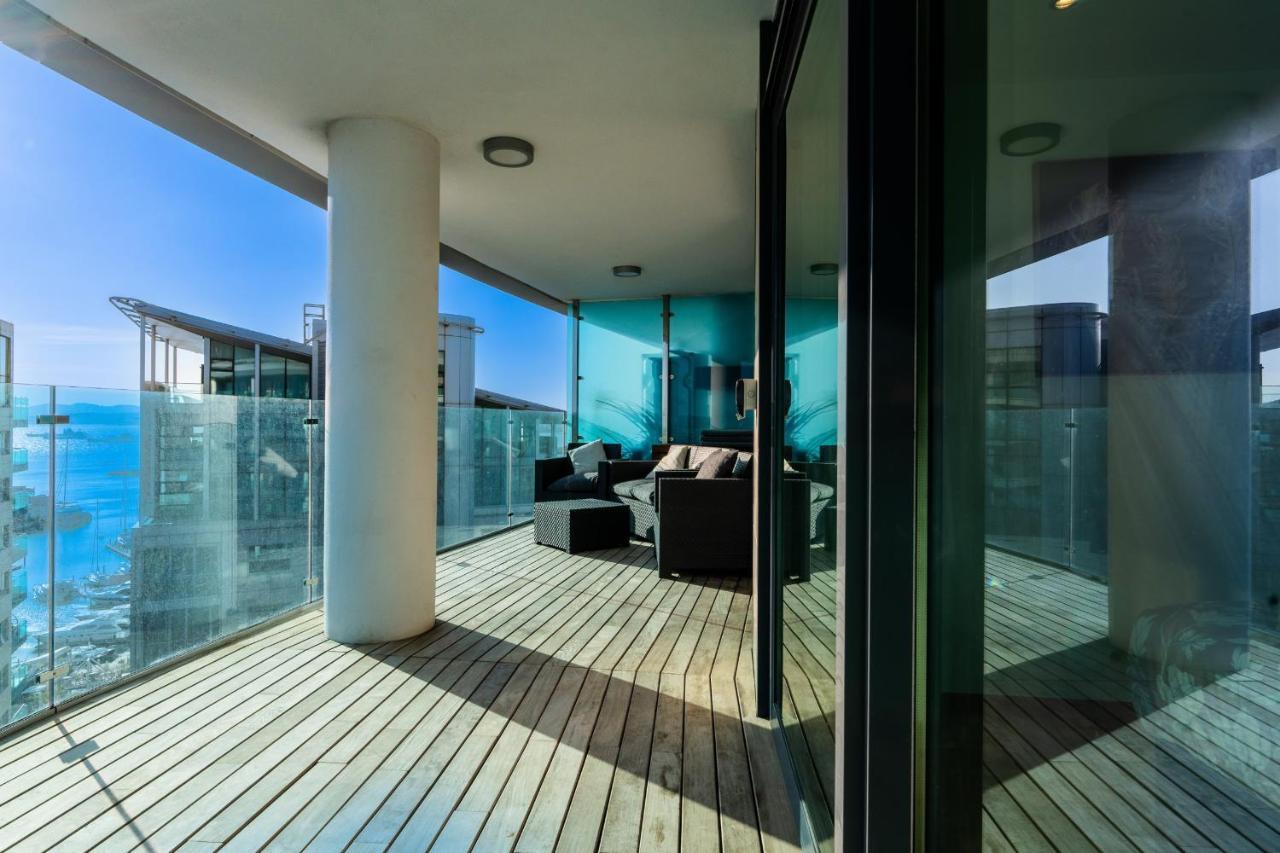 Seaside Serenity Oasis - High Floor - Stunning Views Gibraltar Luaran gambar